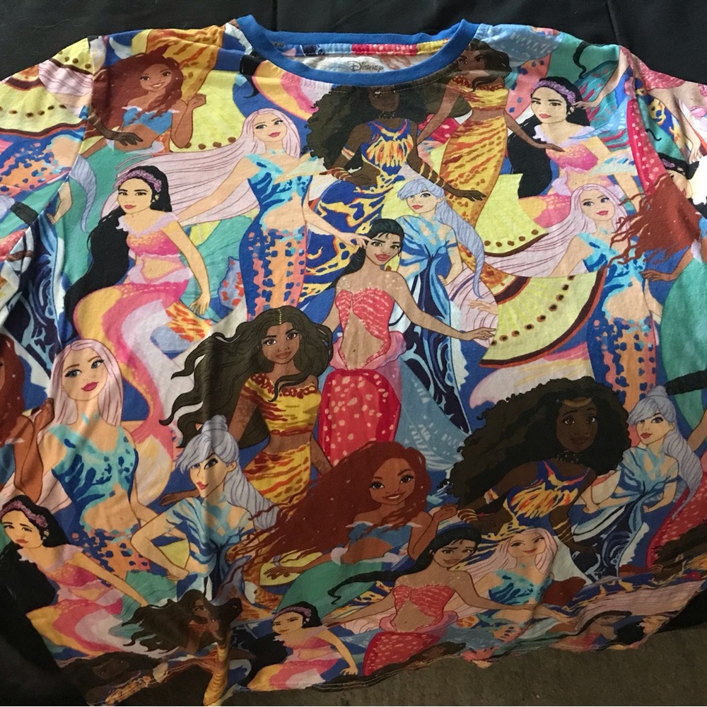 Cakeworthy The Little Mermaid AOP shirt